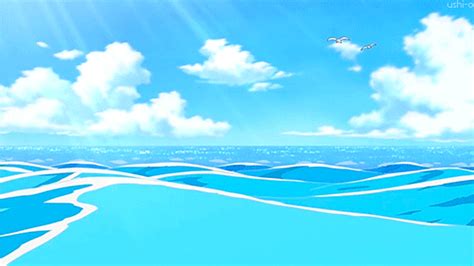 Free for commercial use no attribution required high quality images. Anime ocean gif » GIF Images Download