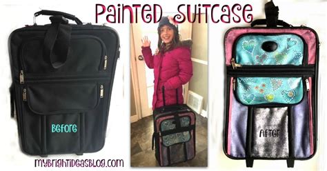 Personalize Your Suitcase Or Craft Bag With Paint My Bright Ideas