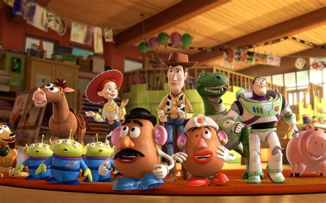 Download Toy Story 3 Cast In A Party Wallpaper