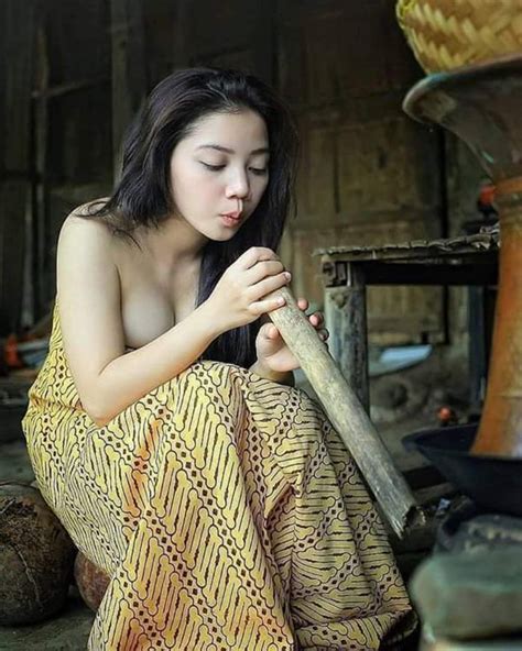 gadis desa pakai sarung batik itu cantiknya maksimal dzargon