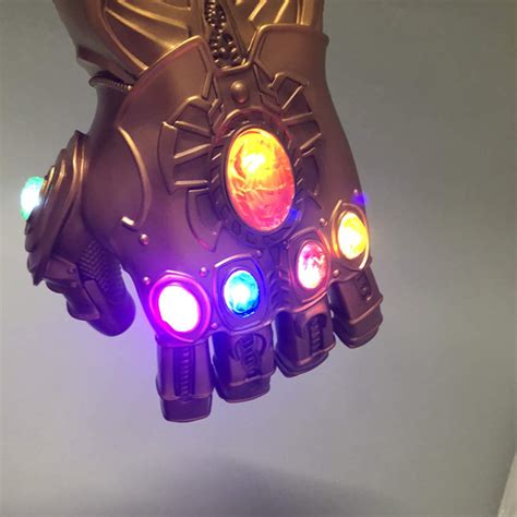 Buy Nuwind Infinity Gauntlet Thanos Glove Led Infinity Stones Halloween