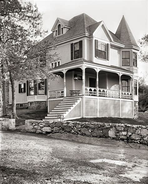 This Great House Was Photographed In Maine Circa Late 1800s Early