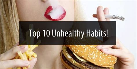 Free Health Tip Top 10 Unhealthy Habits By Dr Willie Ong Health