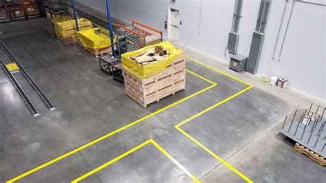 Warehouse Floor Markings & Line Striping in PA, MD, VA & Beyond
