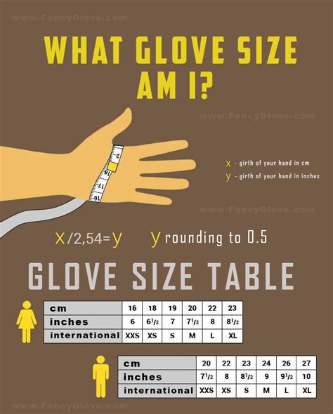 Glove Size Guide Fast And Easy Way To Know Your Glove Size Fancy Glove