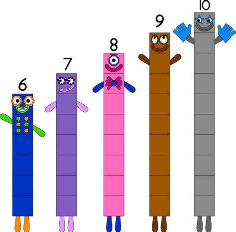 Numberblocks On Twitter Numberblocks Six To Ten Clipart Full Size Hot Sex Picture