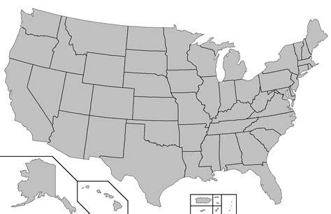 Fileblank Map Of The United Statespng Wikipedia The Free Encyclopedia