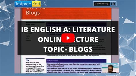 Ib English A Literature Online Tutoring Hl And Sl