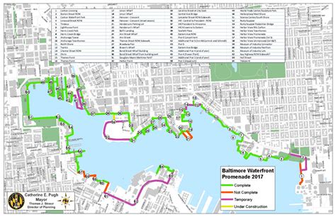 Map Of Baltimore Inner Harbor Big Bus Tour Map