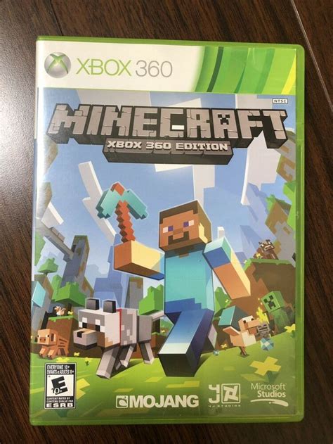 Minecraft Microsoft Xbox 360 Edition 2013 Game Disc And Case Free