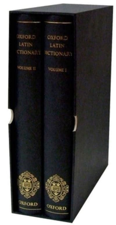 Oxford Latin Dictionary P G W Glare 9780199580316 Blackwells