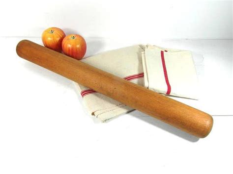 Cookware French Vintage Wooden Rolling Pin Cooking Utensils And Gadgets Kitchen And Dining Home And Living
