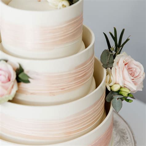 Blush Wedding Cake Blackwell Grange Weddings