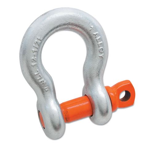 Campbell Alloy Anchor Galvanized Shackles 3 4 In Bail Size 7 Tons Screw Pin Shackle