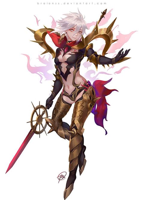 Fate Grand Order Karna Genderbend By Braionss Character Design Character Art Fantasy Art