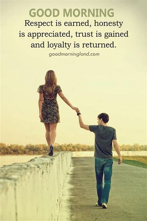 Good Morning Respect Honesty Trust Quotes Images Good Morning