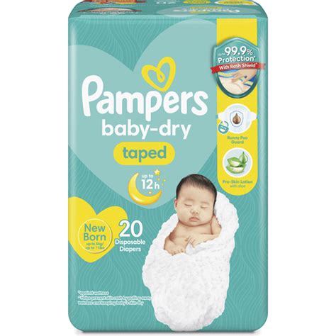 Pampers New Born Baby Dry Diaper 20s Baby Diapers Walter Mart