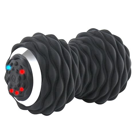 Vibrating Massage Ball 4 Speed High Intensity Fitness Yoga Massage Roller For Relieving Muscle