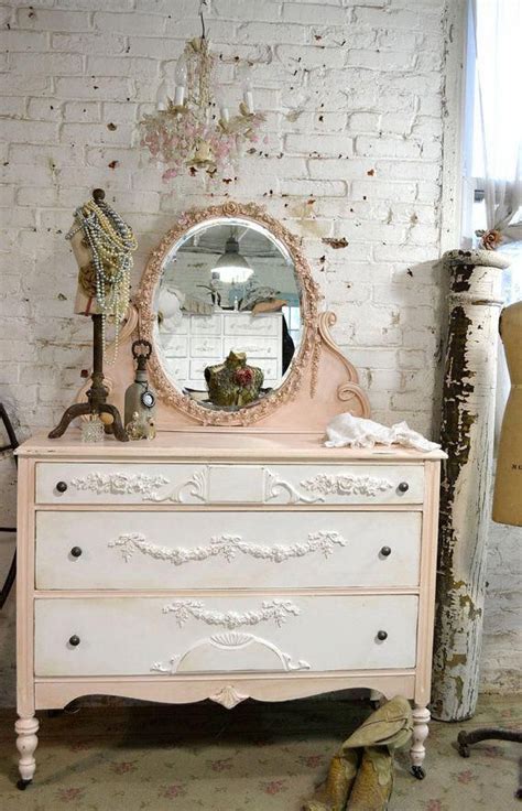 Painted Cottage Chic Shabby Pink French Dresser By Paintedcottage