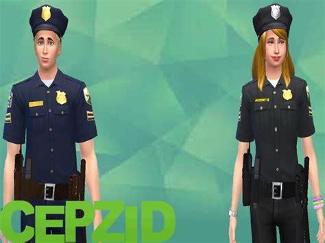 Police Uniform By Novalpangestik At Mod The Sims Sims 4 Updates