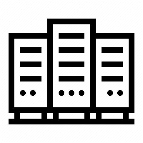 Center Data Database Hosting Servers Icon Download On Iconfinder
