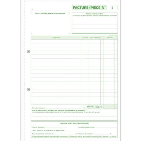 Il doit être aussi exhaustif que possible ; Exacompta 13291E - Manifold Factures Auto-Entrepreneur, 29 ...