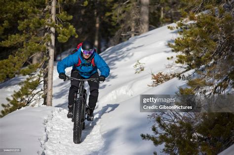 Winter Fat Bike Ride High Res Stock Photo Getty Images