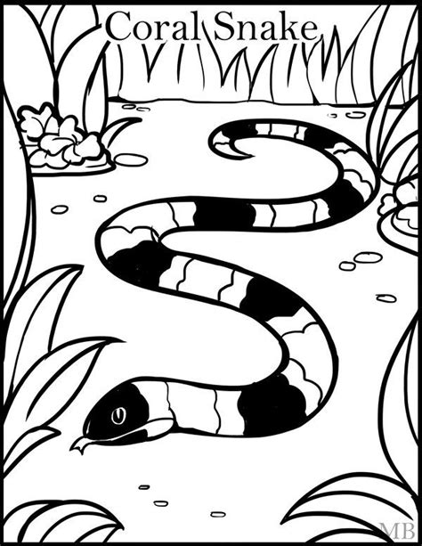 The first recorded use of coral as a color name in english was in 1513. coral snake coloring page - Google Search