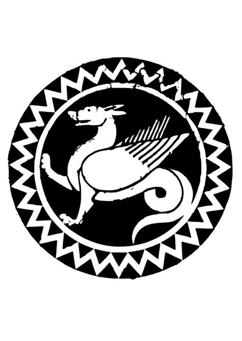 Door het toevoegen van tekst boven enof onder de kleurplaat. Kleurplaat mandala draak. Gratis kleurplaten om te printen ...