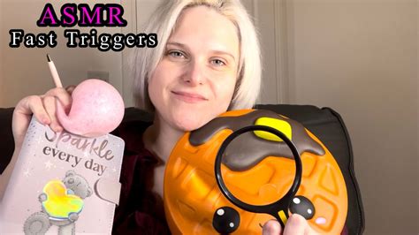 [asmr] fast and aggressive tingly triggers youtube