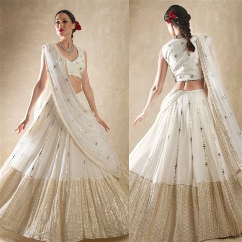 Designer White Lehenga Choli Indian Pakistani Wedding Etsy