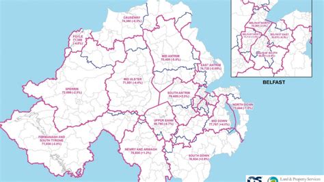 Map Of Northern Ireland Constituencies