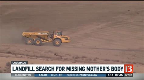 Landfill Search For Missing Mother S Body Youtube