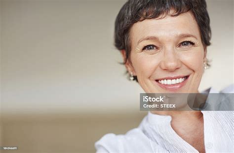 Smiling Mature Woman Stock Photo Download Image Now 50 59 Years