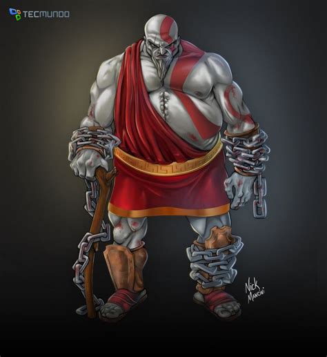 Old Kratos By Nickmancini On Deviantart God Of War Kratos God Of War