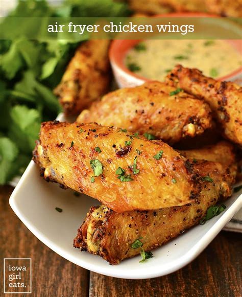 I kept this recipe really simple. Air Fryer Chicken Wings - Iowa Girl Eats | Recipe | Air ...