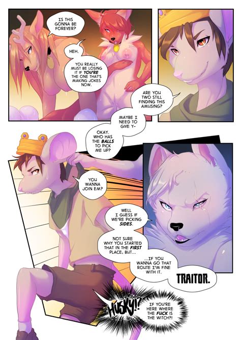 Rule 34 Anthro Blush Breasts Canine Canine Cervine Comic Corablue