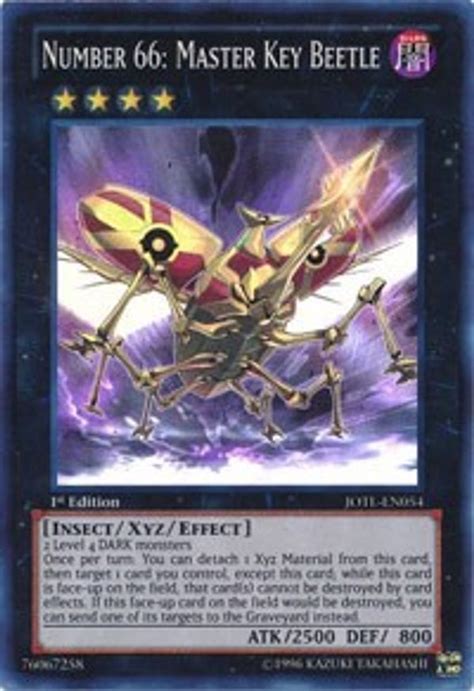 Number 66 Master Key Beetle Judgment Of The Light Yugioh