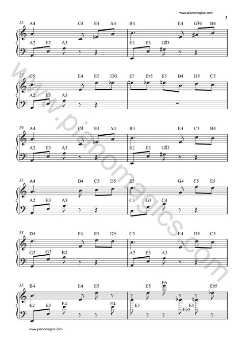 The makingmusicfun.net sheet music collection includes 600+ original arrangements of famous composer masterworks. beethoven fur elise piano sheet 03