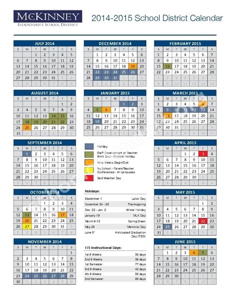 Franklin Mckinley School District Calendar Campus Calendar 2022