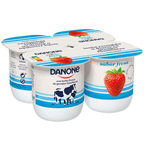Comprar Yogur Danone Sabor Fresa 4 Unidades Yogures En Condisline