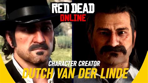 Dutch Van Der Linde Character Creator Rdr2 Youtube