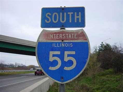 Illinois Interstate 55 Aaroads Shield Gallery