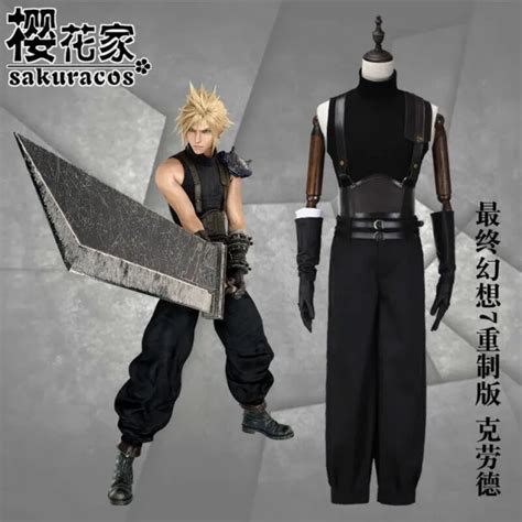 Final Fantasy 7 Remake Cloud Strife Cosplay Costumes Shoes Boots
