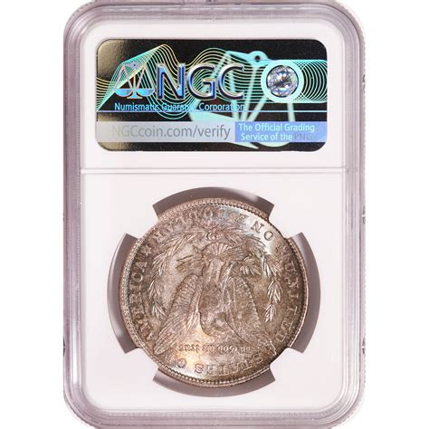 Certified Morgan Silver Dollar 1902 O Ms65 Ngc Toning Golden Eagle Coins
