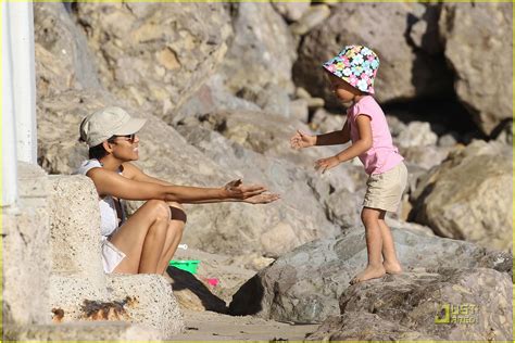 Halle Berry Nahla Aubry Beach Babes Photo Celebrity