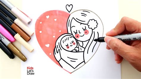 Dibujos Para Mamá Dibujo Feliz Dia Mama