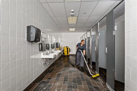 how to clean commercial restroom tile and grout floors kaivac inc