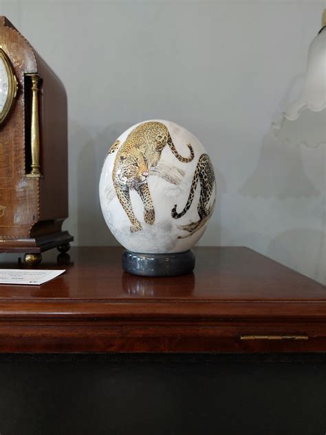 Antiques Atlas Hand Painted Ostrich Egg