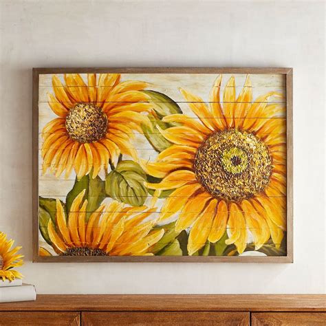 Sunflower Wall Painting Mural Sunflower